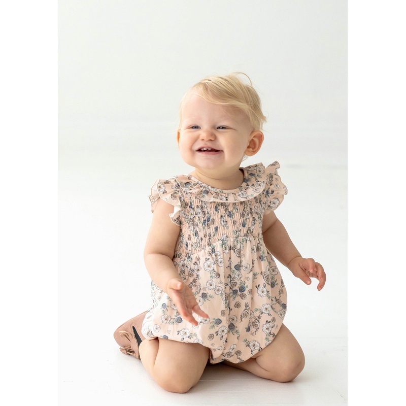 Mabel & Honey Tea Time Romper 3M