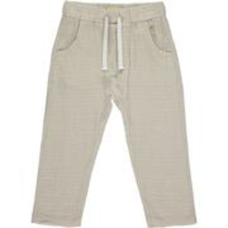 Me & Henry Bosun Gauze Pants | Beige 0-3M