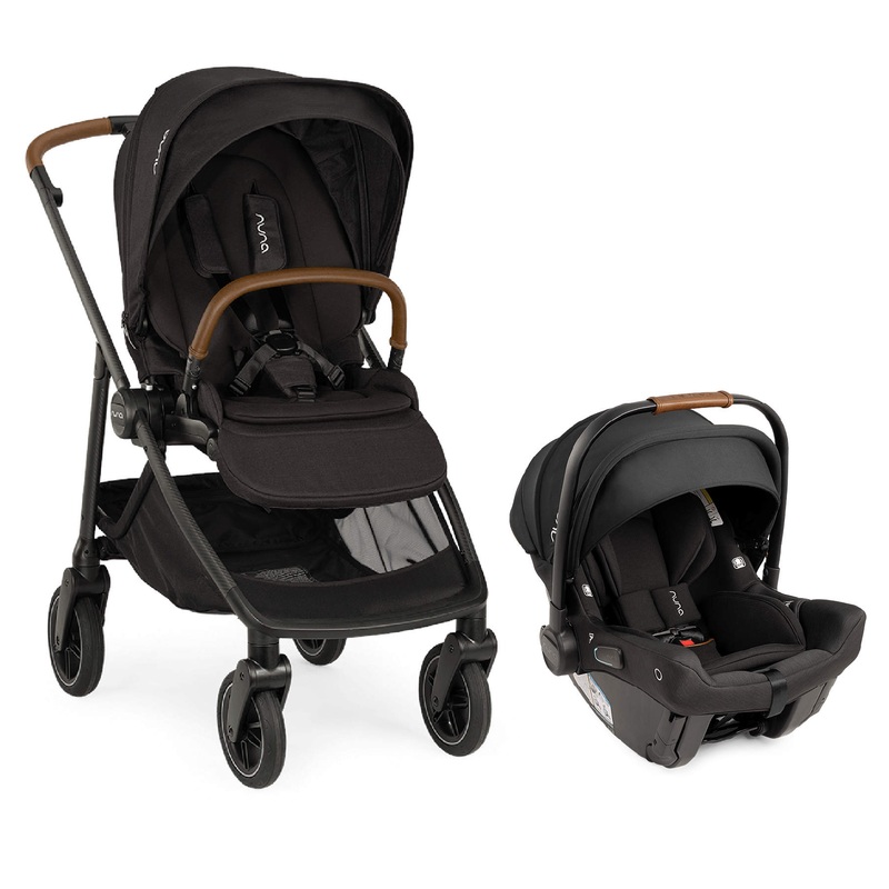 Nuna SWIV Stroller + Pipa Urbn Travel System Caviar