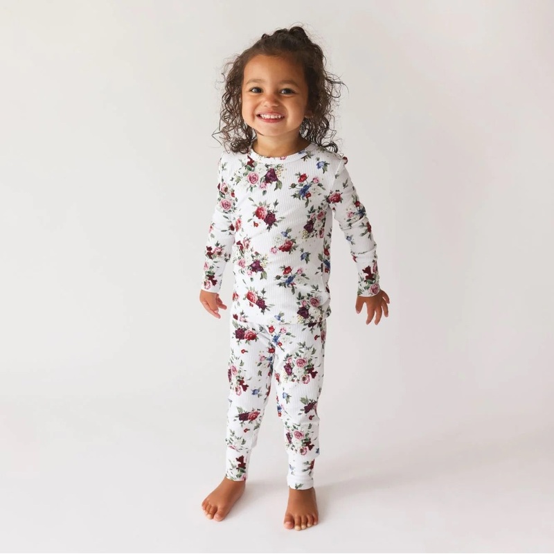 Posh Peanut Philippa Long Sleeve Basic Pajama 6-12M