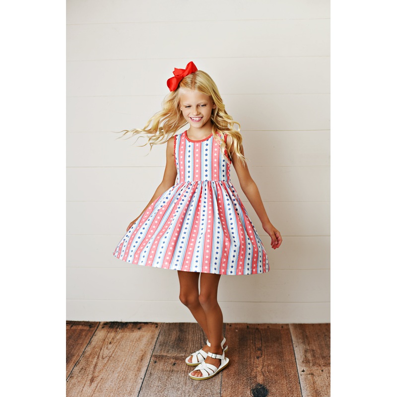 Swoon Baby Clothing Americana Collection Flair Dress 9-12M