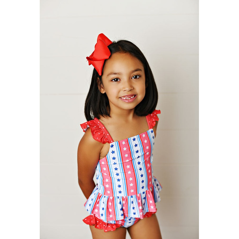 Swoon Baby Clothing Americana Collection UPF 50 2-Piece Swim 9-12M