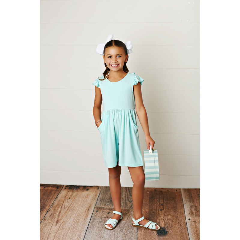 Swoon Baby Clothing Aqua Bamboo Pocket Jumper 9-12M