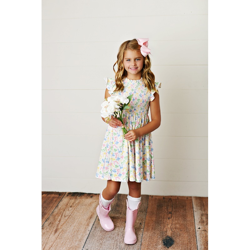 Swoon Baby Clothing Bow-tiful Smock Dress 2T