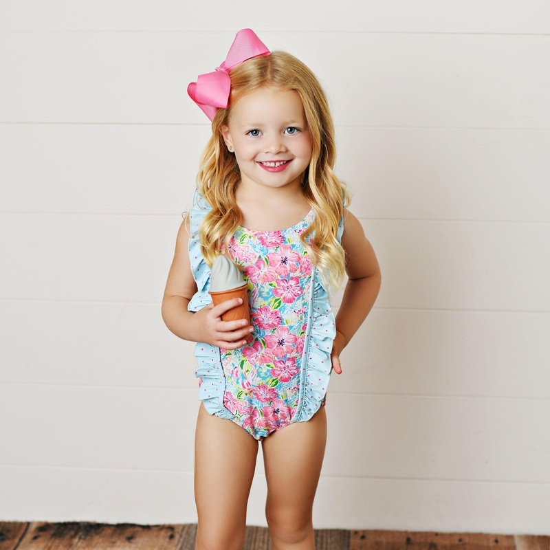 Swoon Baby Clothing Hawaiian Bloom UPF 50 Swim 9-12M