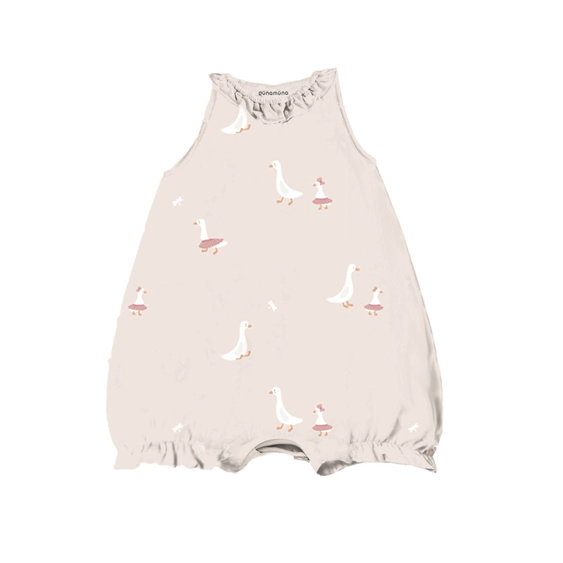 BUBBLE ROMPER : Tutu goose 0-3M