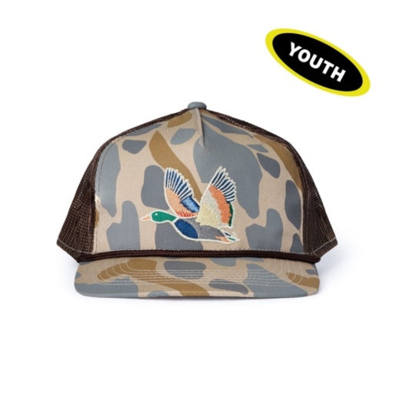 Burlebo Youth Cap | Retro Camo Duck