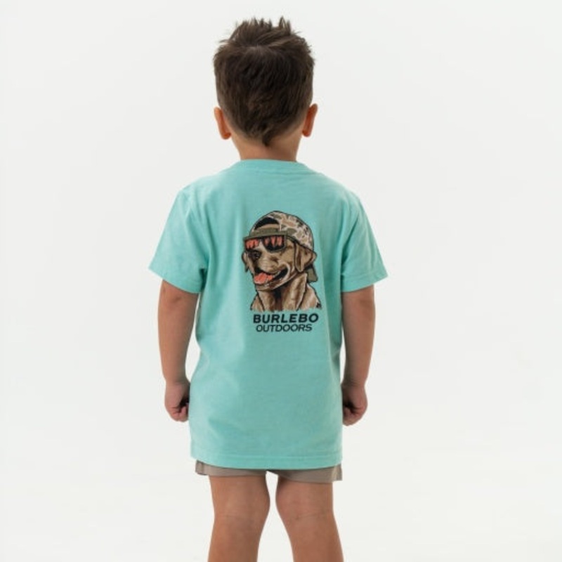Burlebo Youth Tee | Mallard Camo Dog – Ss – Island Reef 2T