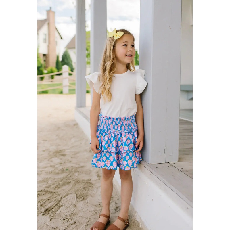 Flutter Tee in White 2T