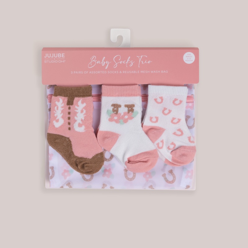 Jujube 3-Pack Soft Durable Baby Socks Set | Bloomin’ Boot