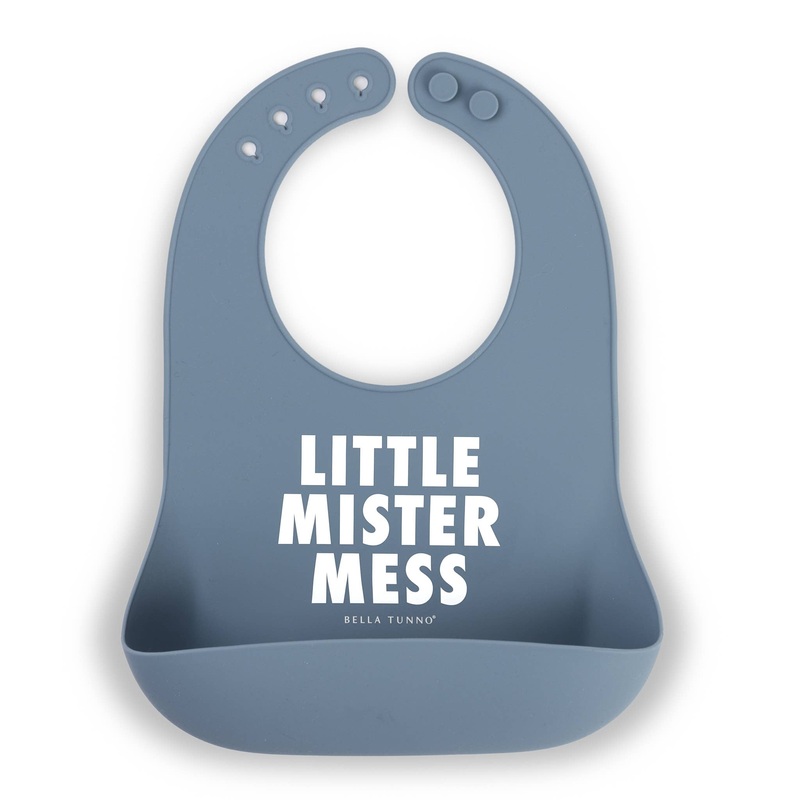 Little Mister Mess Wonder Bib: Blue