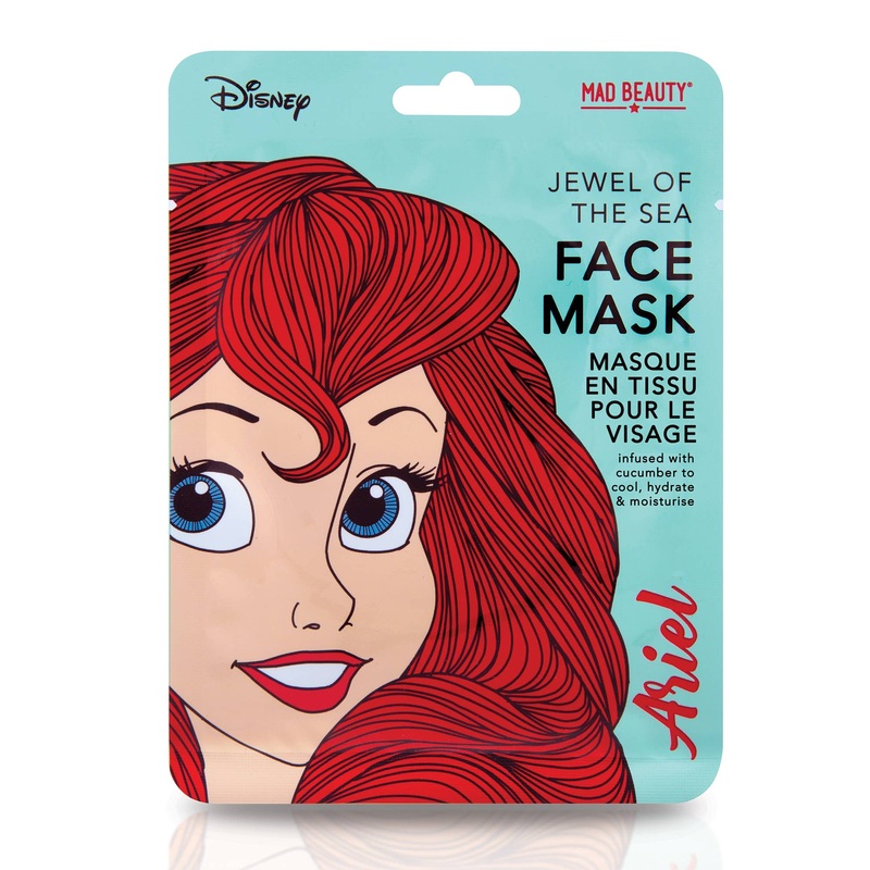 Mad Beauty Disney Ariel Sheet Face Mask 12pc