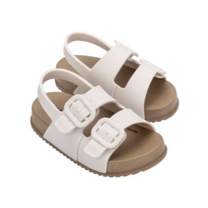 Mini Melissa Cozy Sandal Baby | Brown/White 5