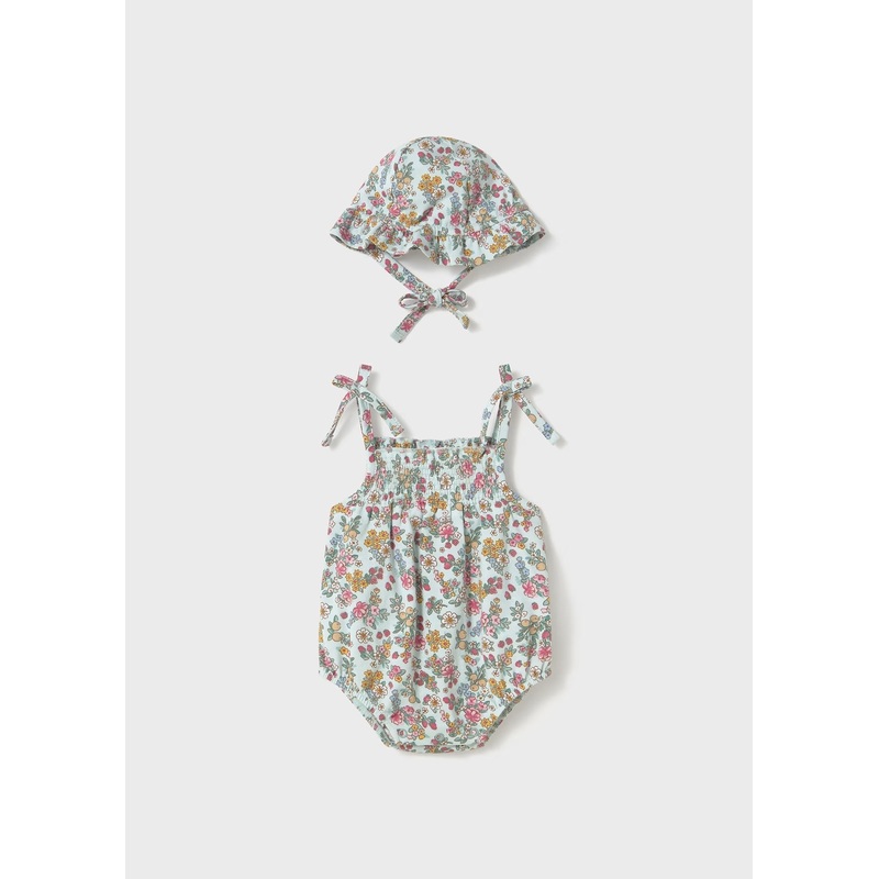 Bodysuit w/ hat Jade 0-1M