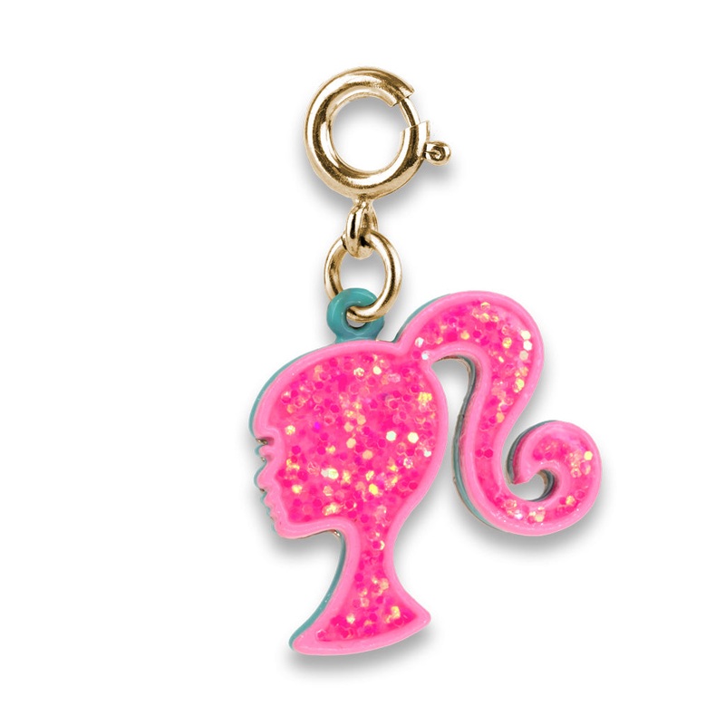 CHARM IT!! Gold Glitter Barbie Charm
