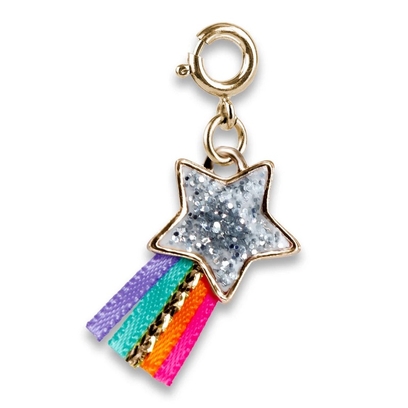 CHARM IT! Gold Glitter Shooting Star Cha