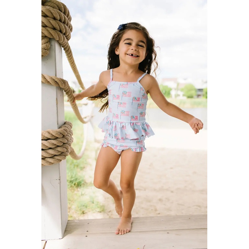 Emma in Blue Flags 2T