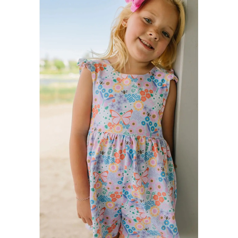 Macie Romper in Butterfly Dream 2T