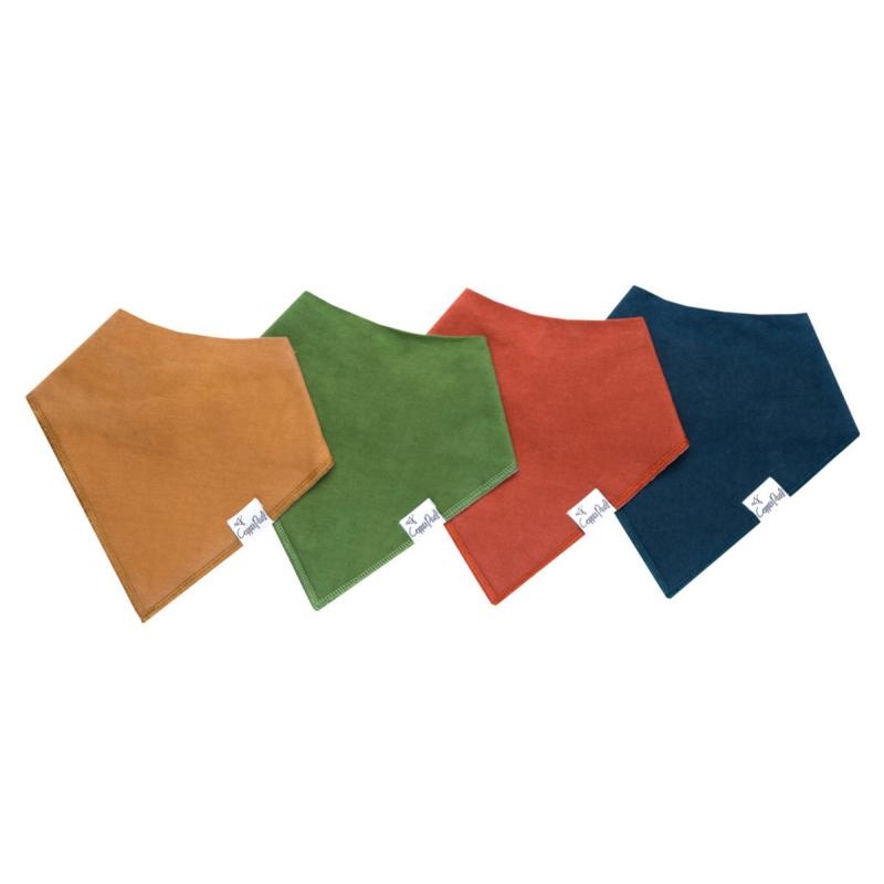 Copper Pearl Baby Bandana Bibs | Ridge Set