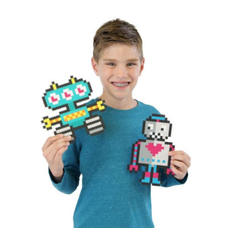 Fat Brain Toys Jixelz 700 pc Set – Roving Robots