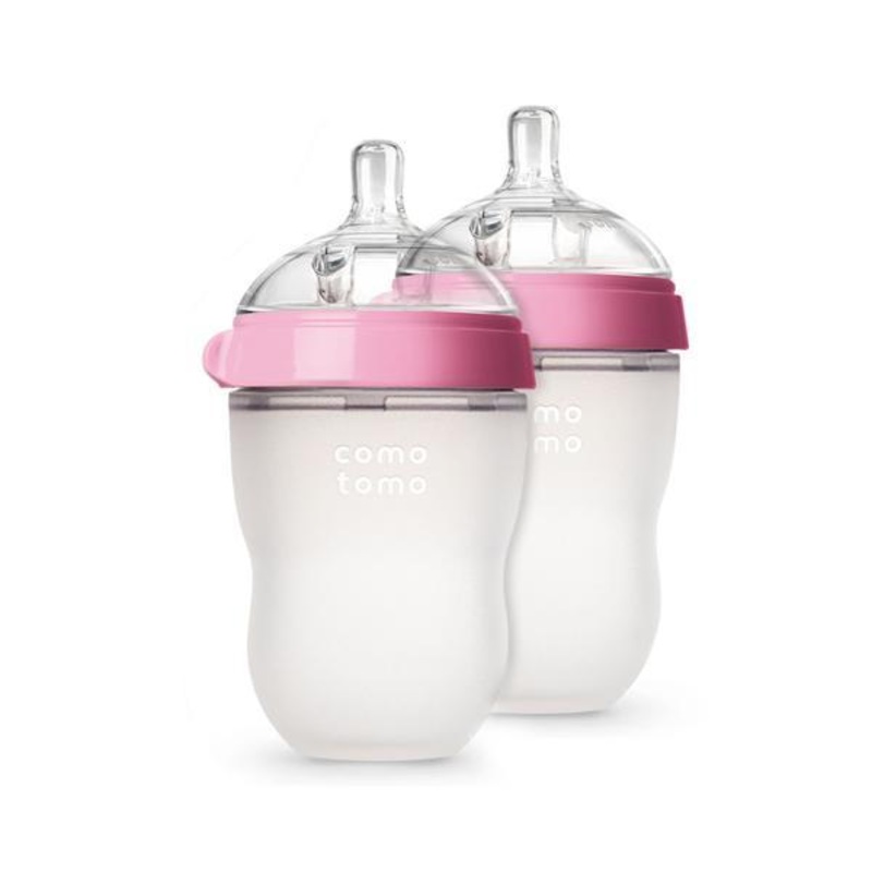 Pink Double Pack Baby Bottle – 8 oz.