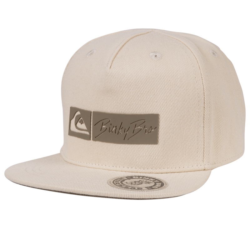 Quik x BinkyBro Cream Hat: Cream /  Standard Fit Infant 4-12M