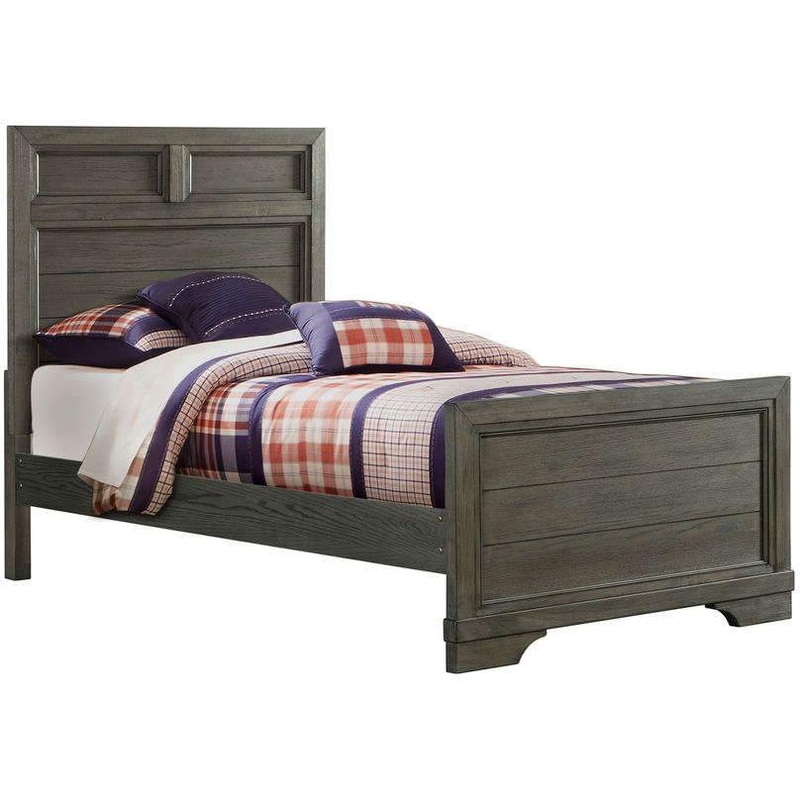 Westwood Design Foundry Twin Bed Brushed Pewter
