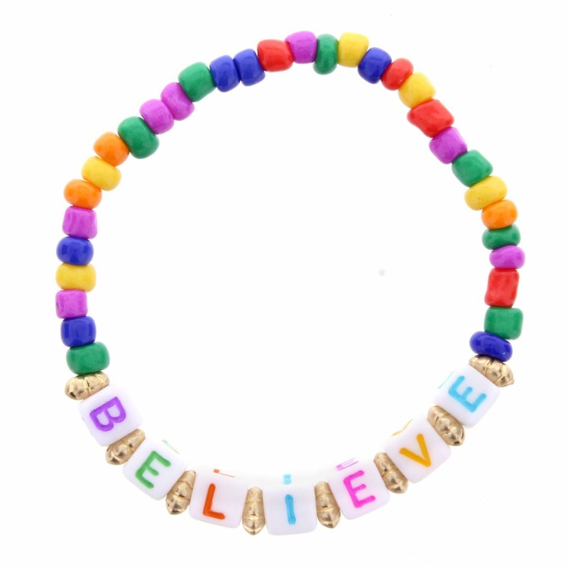 Block Lettered Bracelet