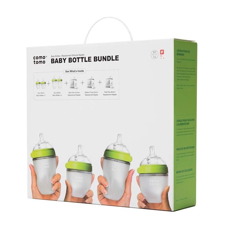 Comotomo Baby Bottle Bundle – Green