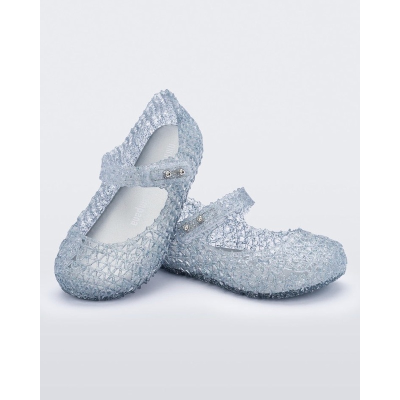 Mini Campana Papel Glitter Clear C5