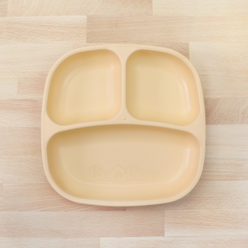 Re-Play 7″ Divided Plate Aqua