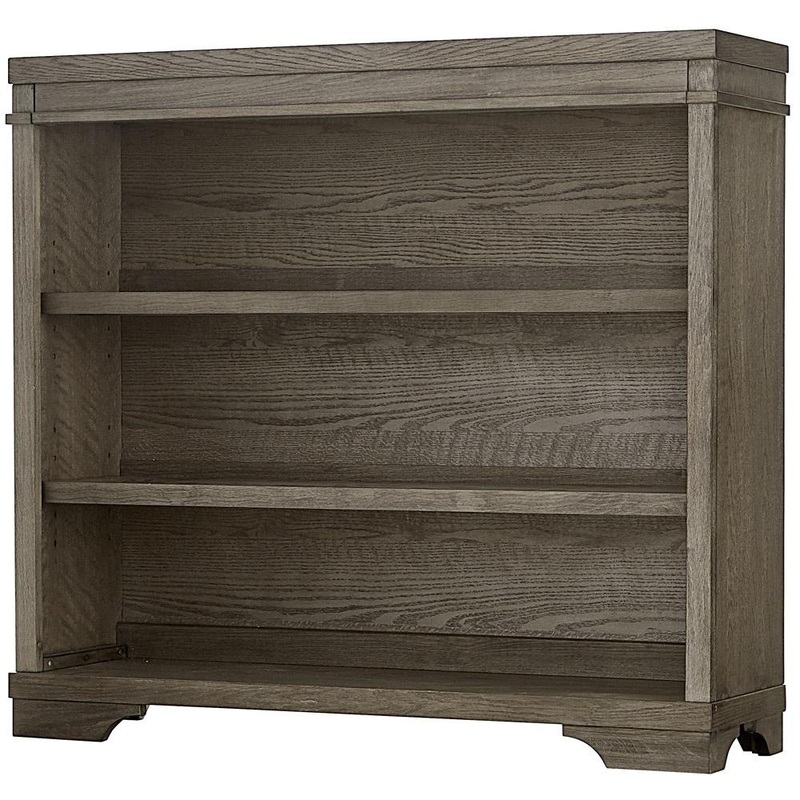 Westwood Design Foundry Hutch/Bookcase Brushed Pewter