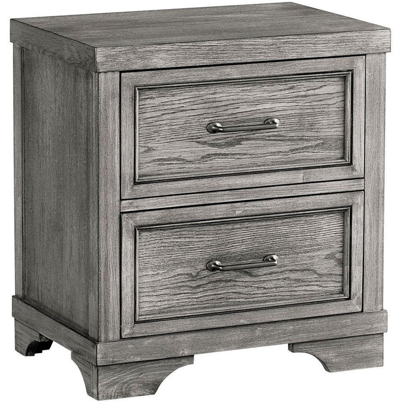 Westwood Design Foundry Nightstand Brushed Pewter