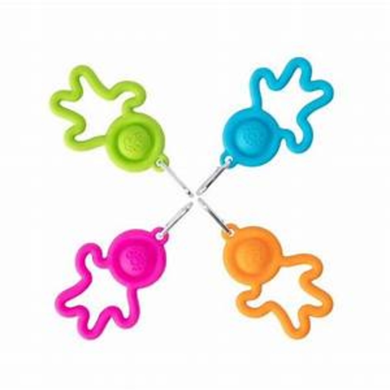 Fat Brain Toys Lil  Dimpl Keychain Green