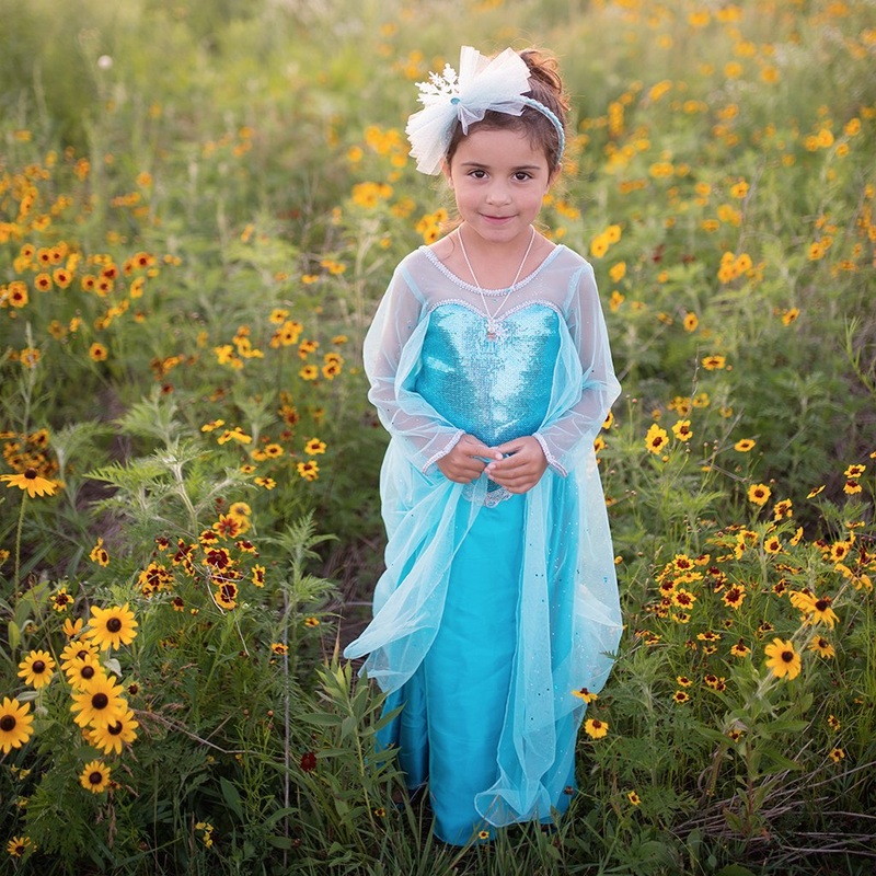 Ice Queen Dress With Cape 3-4Y