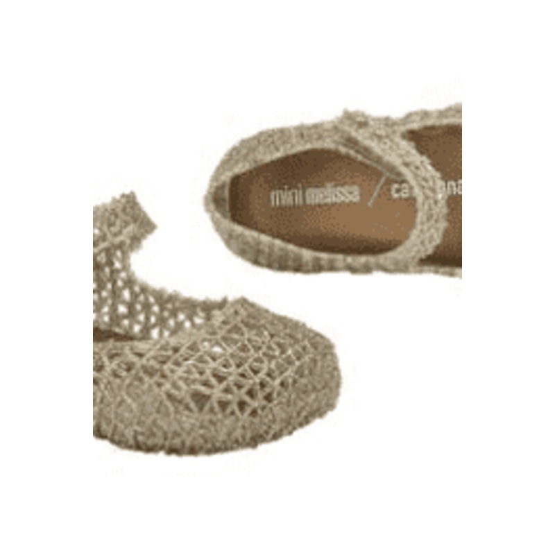 Mini Campana Papel Glitter Gold C5