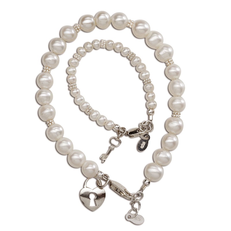 Mom and Me 2-Piece Bracelet Set – Key To Heart Baby Bracelet M