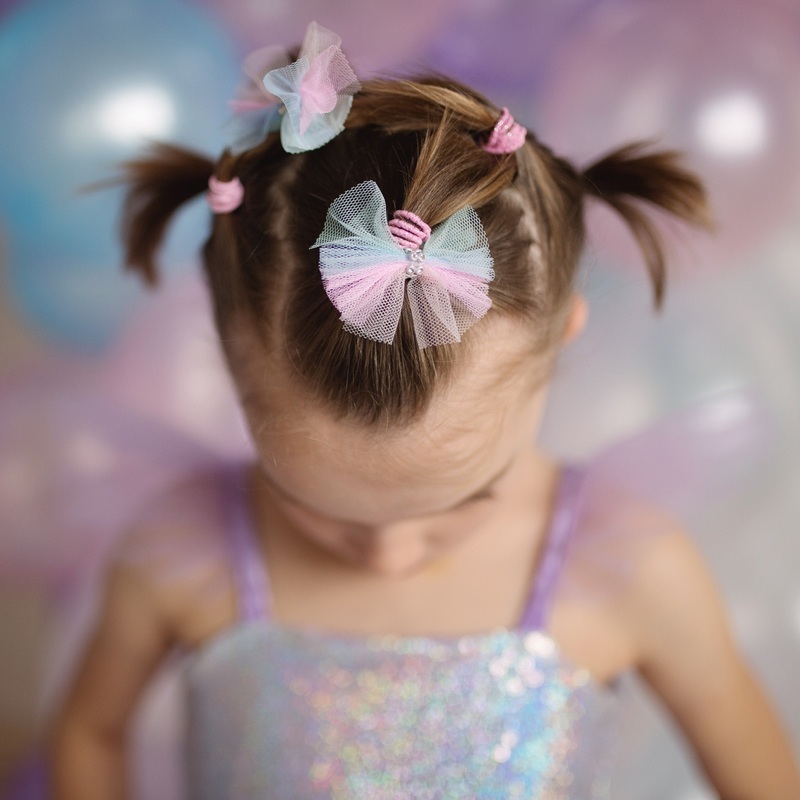 Pastel Pretty Ponytail Holders, 6pcs Title