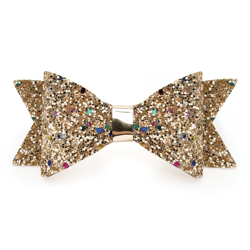 The Great Gold Bow Hair Clip Title