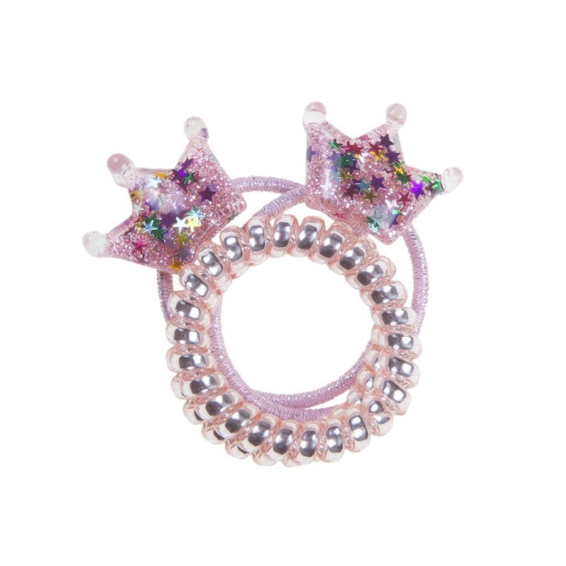 Tiaras and Twists Elastics, 4pcs Title
