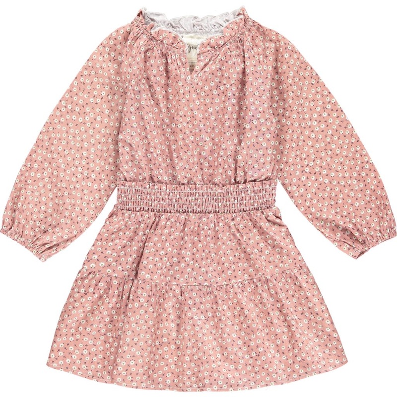 WILLOW DRESS ROSE FLORAL 2T