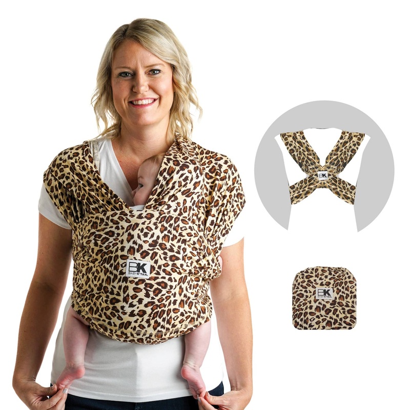 Baby K’tan Print Baby Carrier | Leopard Love XS