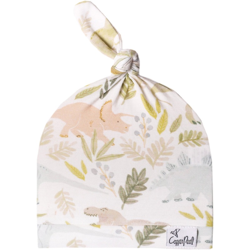 Copper Pearl Top Knot Hat | Rex 0-4M