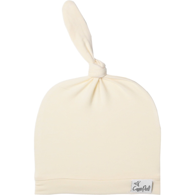 Copper Pearl Top Knot Hat | Yuma 0-4M