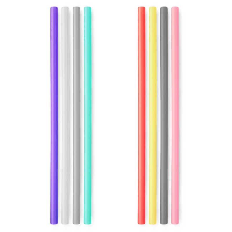 X-Long Straws 4pk Sea/Violet