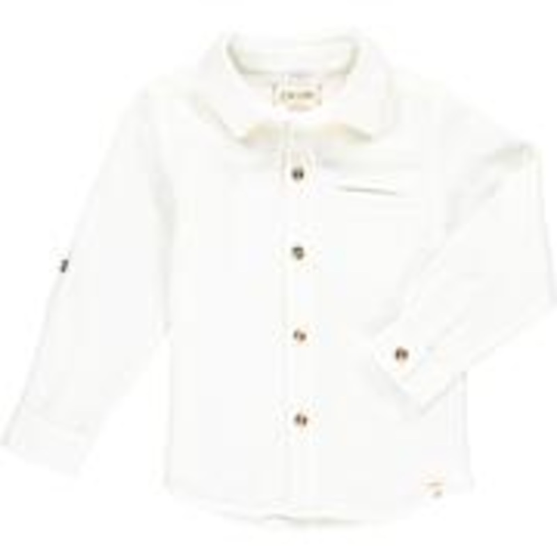 Atwood Woven shirt White Waffle 2-3T