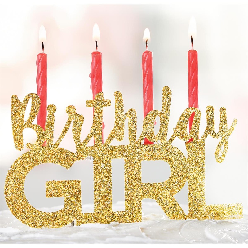 BIRTHDAY GIRL CAKE TOPPER