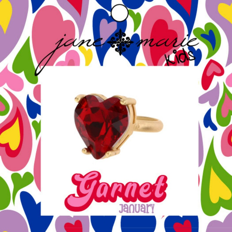 Birthstone Rings January/Garnet