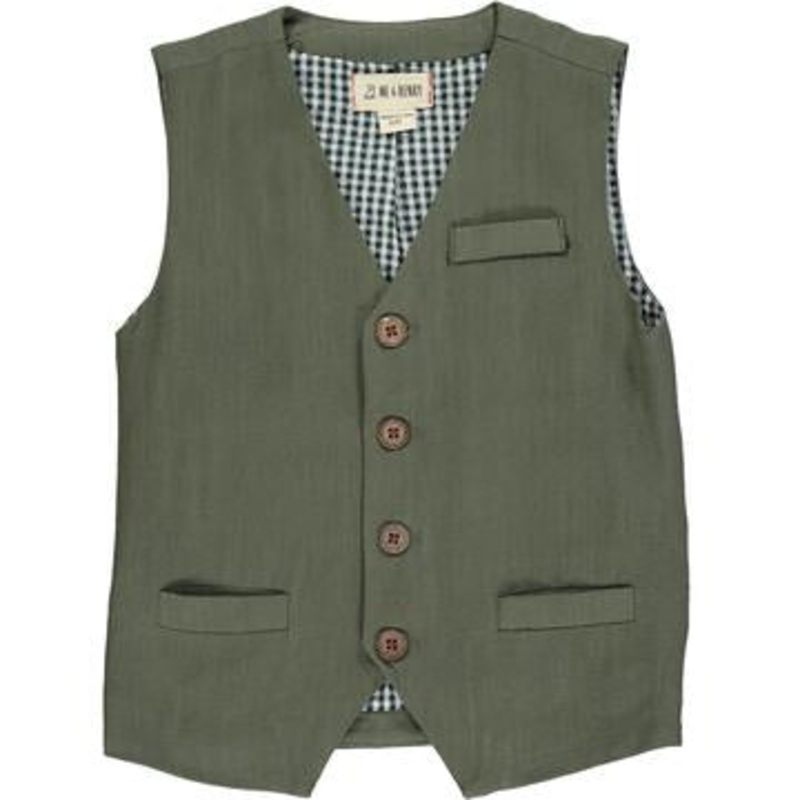 Clemson vest Olive 2-3T
