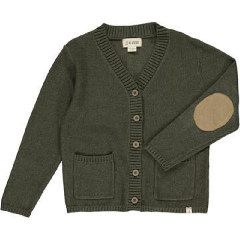 Duncan Cotton cardigan Green 2-3T